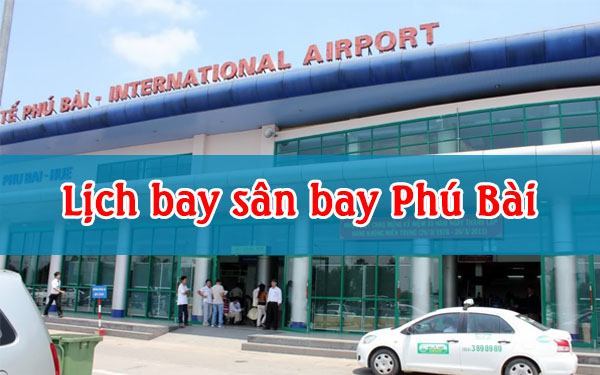 lịch bay sân bay phú bài