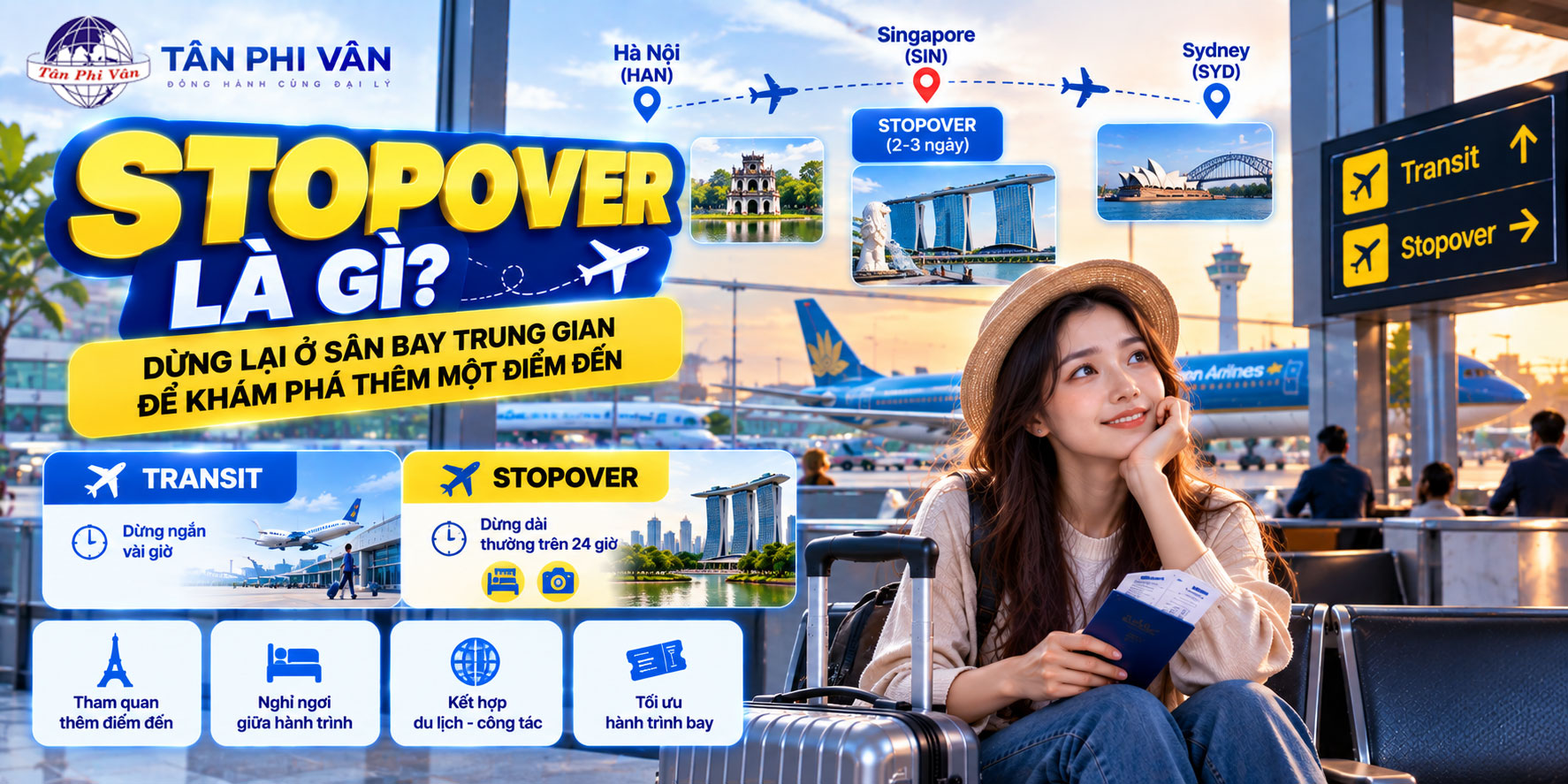 stopover là gì trong hàng không