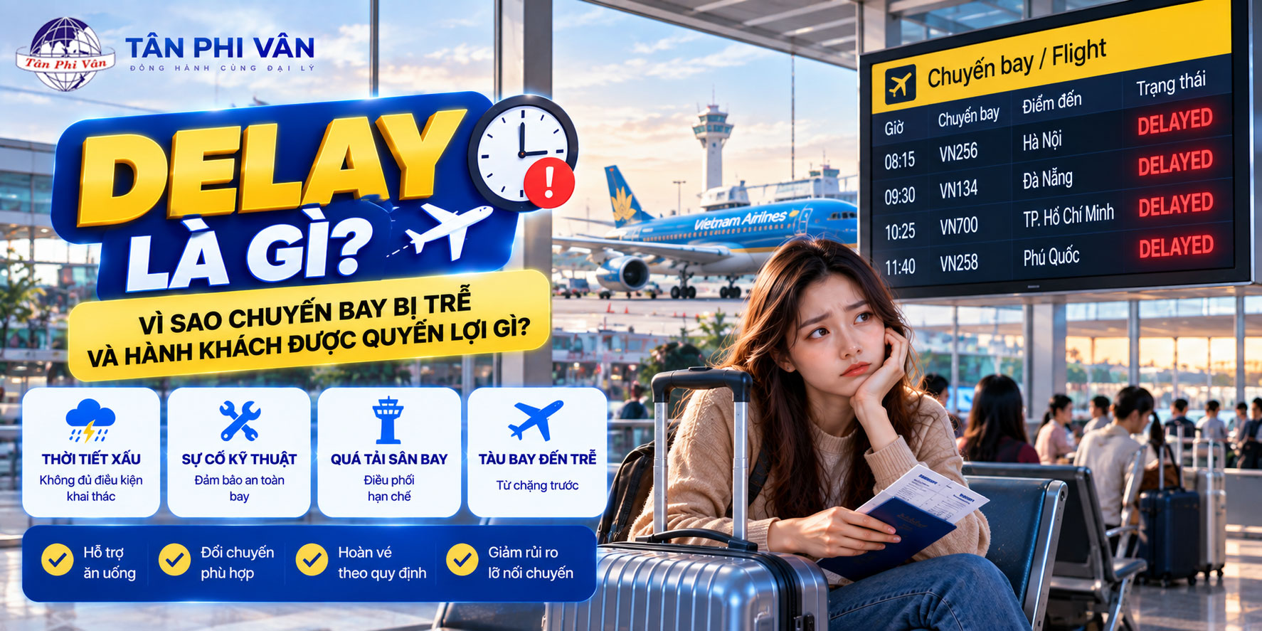 delay có được bồi thường không